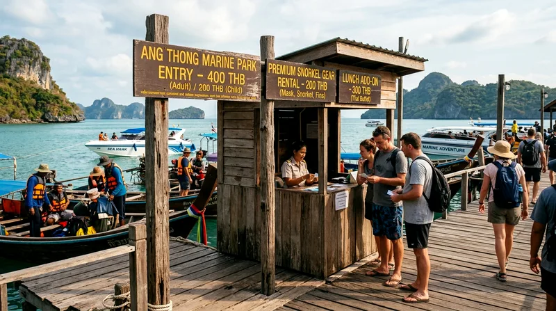 Hidden Costs on Samui Boat Tours: Park Fees & Gear